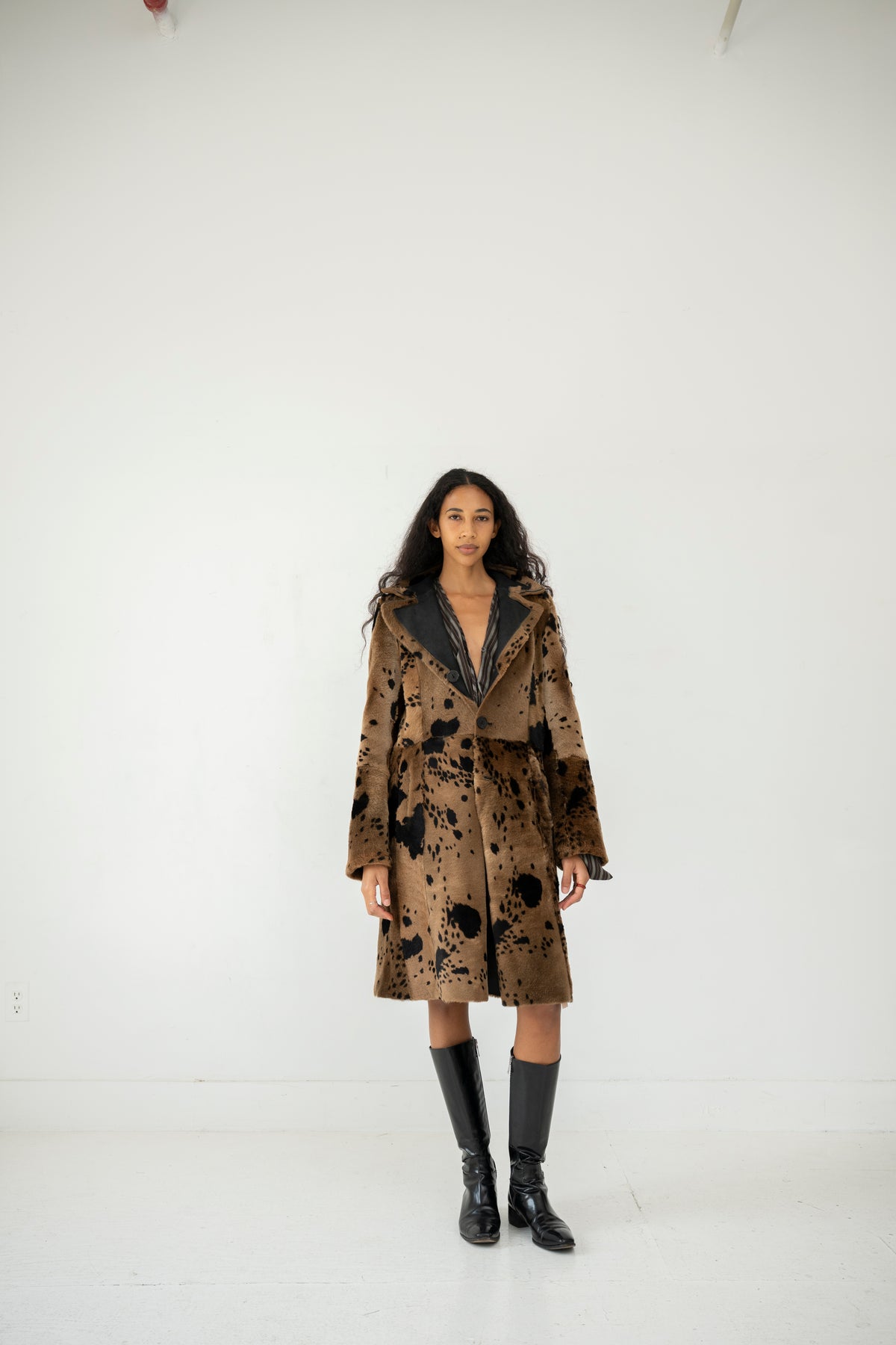 Sylvie Shimmel Reversible Shearling Coat