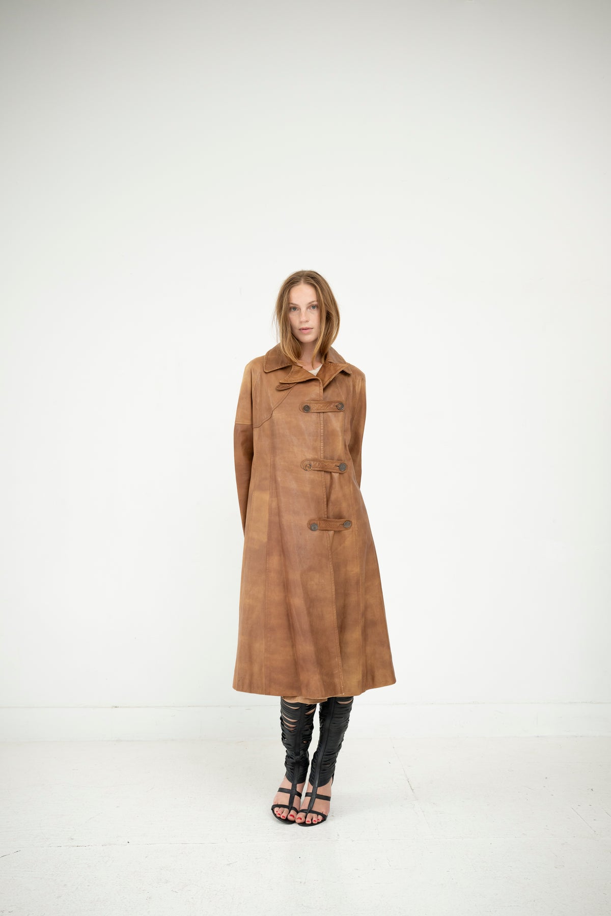 Asymmetric Leather Jacket